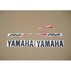 Yamaha YZF-R6 2010 - WHITE VERSION DECALS SET