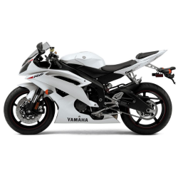 Yamaha YZF-R6 2010 - WHITE VERSION DECALS SET