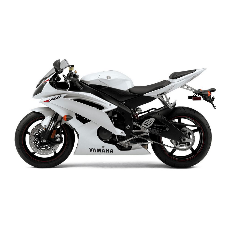 Yamaha YZF-R6 2010 - WHITE VERSION DECALS SET