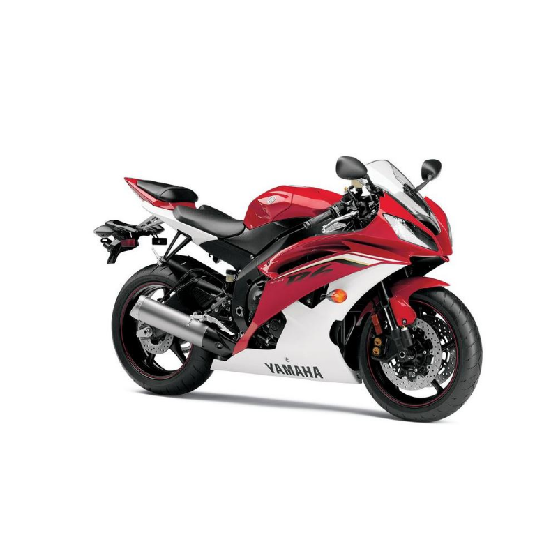 Yamaha YZF-R6 2013 - RED/WHITE DECALS SET