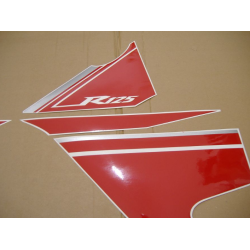 Yamaha YZF-R125 2008 - WHITE/RED VERSION DECALS SET