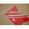 Yamaha YZF-R125 2008 - WHITE/RED VERSION DECALS SET