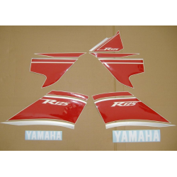 Yamaha YZF-R125 2008 - WHITE/RED VERSION DECALS SET