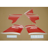 Yamaha YZF-R125 2008 - WHITE/RED VERSION DECALS SET