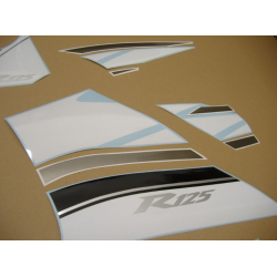 Yamaha YZF-R125 2009 - BLUE EU VERSION VERSION DECALS SET