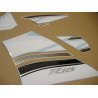 Yamaha YZF-R125 2009 - BLUE EU VERSION VERSION DECALS SET
