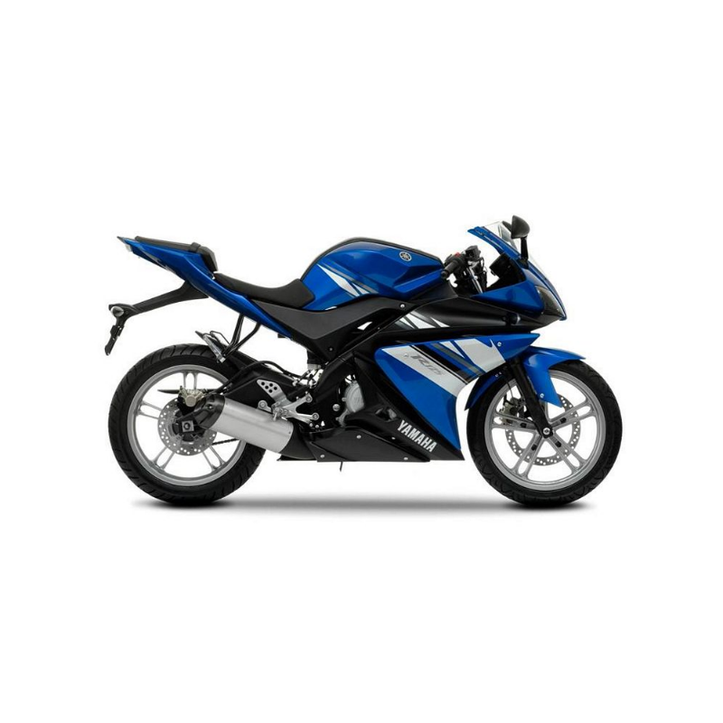 Yamaha YZF-R125 2009 - BLUE EU VERSION VERSION DECALS SET