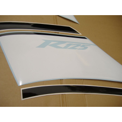 Yamaha YZF-R125 2009 - RED/BLACK VERSION DECALS SET