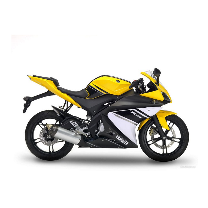 Yamaha YZF-R125 2009 - YELLOW VERSION DECALS SET