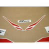 Yamaha YZF-R125 2012 - BLACK VERSION DECALS SET
