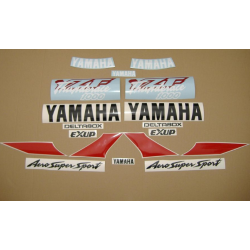 Yamaha YZF 1000R 1996 - WHITE/RED VERSION DECALS SET