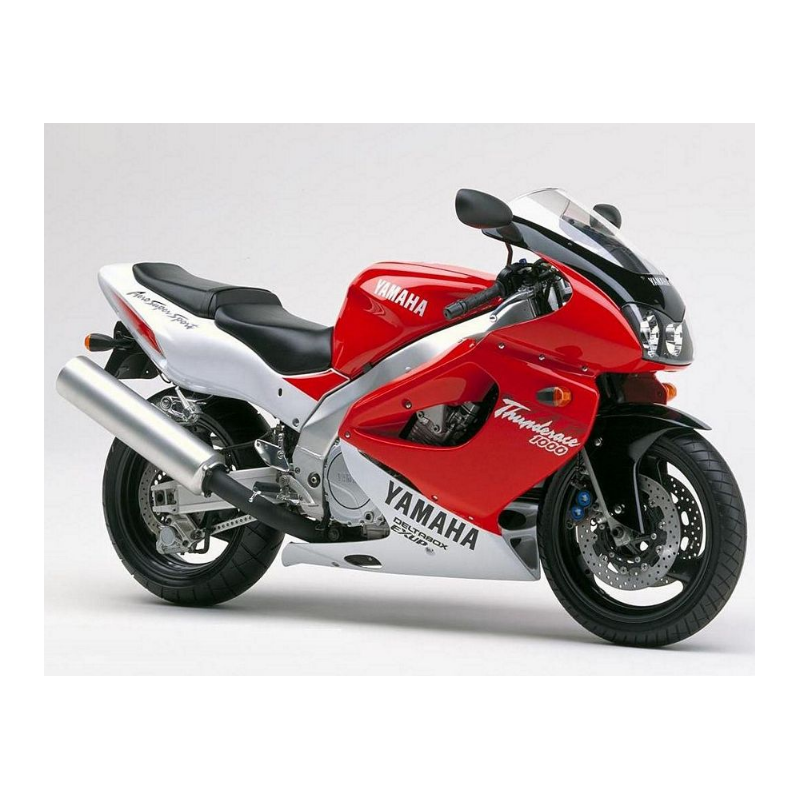 Yamaha YZF 1000R 1996 - WHITE/RED VERSION DECALS SET