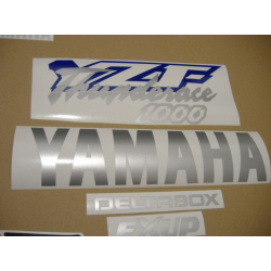 Yamaha YZF 1000R 1997 - BLUE/BLACK VERSION DECALS SET
