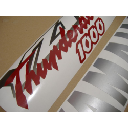 Yamaha YZF 1000R 1997 - BURGUNDY/SILVER VERSION DECALS SET