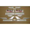 Yamaha YZF 1000R 1997 - BURGUNDY/SILVER VERSION DECALS SET