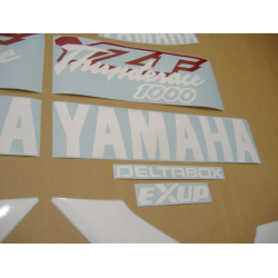 Yamaha YZF 1000R 1997 - RED/BLACK VERSION VERSION DECALS SET