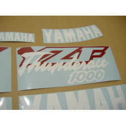 Yamaha YZF 1000R 1997 - RED/BLACK VERSION VERSION DECALS SET
