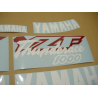 Yamaha YZF 1000R 1997 - RED/BLACK VERSION VERSION DECALS SET