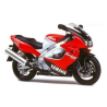 Yamaha YZF 1000R 1997 - RED/BLACK VERSION VERSION DECALS SET
