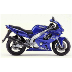 Yamaha YZF 600R 2001 - BLUE VERSION DECALS SET