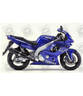 STICKERS Yamaha YZF 600R 2001 - BLUE VERSION DECALS SET (Compatible Product)