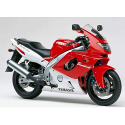 Yamaha YZF 600R 1996 - RED/WHITE VERSION DECALS SET