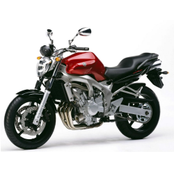 YAMAHA FZ6 2005 - RED VERSION DECALS SET