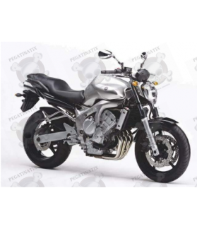 YAMAHA FZ6 2005 - SILVER VERSION DECALS SET (Compatible Product)
