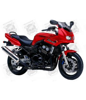 YAMAHA FZS600 FAZER 1998 - RED VERSION DECALS SET (Compatible Product)