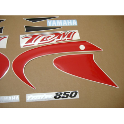YAMAHA TDM 850 1999 RED/BLACK VERSION DECALS SET