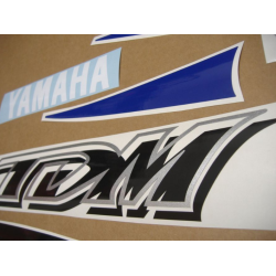 YAMAHA TDM 850 2001 BLUE/BLACK VERSION DECALS SET
