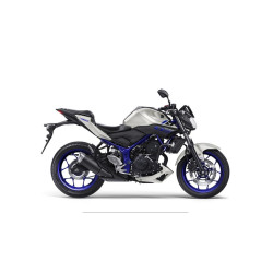 Yamaha MT-03 2006 - WHITE VERSION DECALS SET