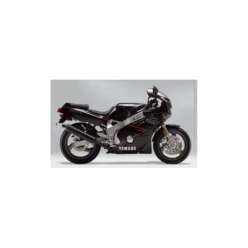 Yamaha FZR 600 1989 - BLACK/GREY VERSION DECALS SET