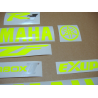 YAMAHA YZF-R1 98-01 CUSTOM NEON YELLOW DECALS SET
