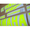 YAMAHA YZF-R1 98-01 CUSTOM NEON YELLOW DECALS SET