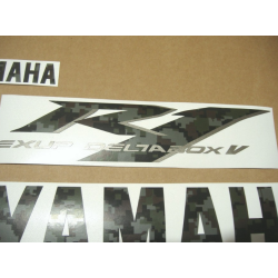 YAMAHA YZF-R1 CUSTOM CAMOUFLAGE DECALS SET