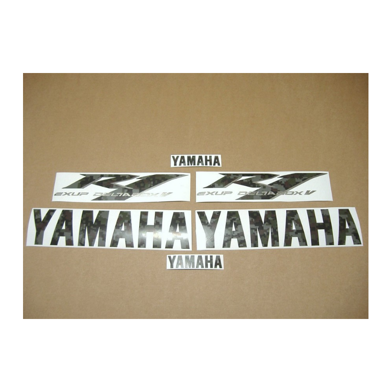 YAMAHA YZF-R1 CUSTOM CAMOUFLAGE DECALS SET