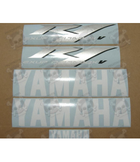 YAMAHA YZF-R1 WHITE CUSTOM DECALS SET (Compatible Product)