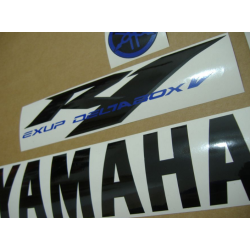 YAMAHA YZF-R1 CUSTOM BLACK DECALS SET