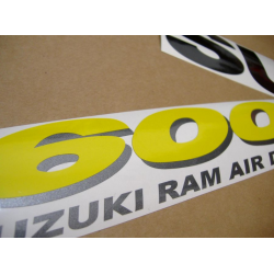 Suzuki GSX-R 600 1997 - RED/GREY/BLACK VERSION DECALS SET