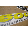 Suzuki GSX-R 600 1997 - RED/GREY/BLACK VERSION DECALS SET