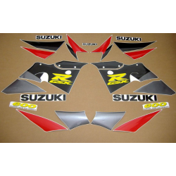 Suzuki GSX-R 600 1997 - RED/GREY/BLACK VERSION DECALS SET