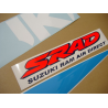 Suzuki GSX-R 600 1998 - BLUE/WHITE VERSION DECALS SET