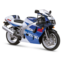 Suzuki GSX-R 600 1998 - BLUE/WHITE VERSION DECALS SET