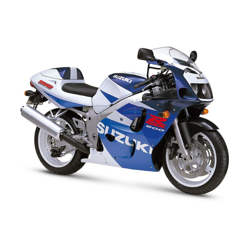 Suzuki GSX-R 600 1998 - BLUE/WHITE VERSION DECALS SET