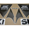 Suzuki GSX-R 600 1998 - RED/BLACK VERSION DECALS SET Suzuki GSX-R 600 1998 - RED/BLACK VERSION DECALS SET