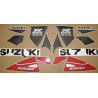 Suzuki GSX-R 600 1998 - RED/BLACK VERSION DECALS SET Suzuki GSX-R 600 1998 - RED/BLACK VERSION DECALS SET