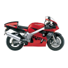 Suzuki GSX-R 600 1998 - RED/BLACK VERSION DECALS SET Suzuki GSX-R 600 1998 - RED/BLACK VERSION DECALS SET