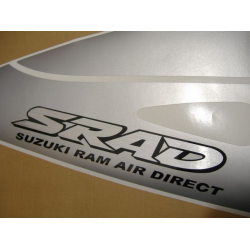 Suzuki GSX-R 600 1998 - SILVER VERSION DECALS SET