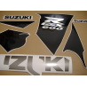 Suzuki GSX-R 600 1998 - SILVER VERSION DECALS SET